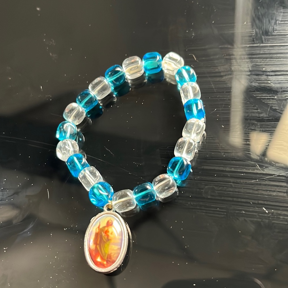 Jesus Bead Bracelt from Mexico